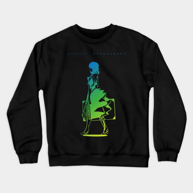 Violet Evergarden Anime Sunrise Crewneck Sweatshirt by zerooneproject